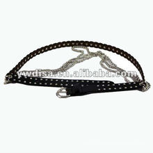 Metal Chain With PU Belts For Garments Accessories